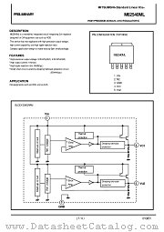 M62540ML datasheet pdf Mitsubishi Electric Corporation