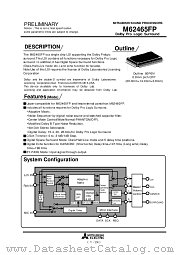 M62465FP datasheet pdf Mitsubishi Electric Corporation