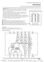 M62354AGP datasheet pdf Mitsubishi Electric Corporation