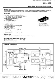M61519FP datasheet pdf Mitsubishi Electric Corporation