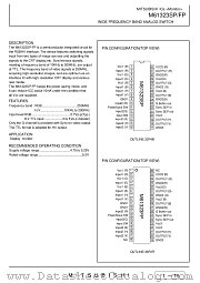 M61323FP datasheet pdf Mitsubishi Electric Corporation