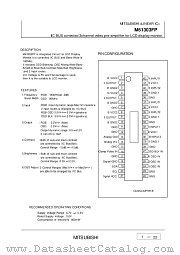 M61303FP datasheet pdf Mitsubishi Electric Corporation