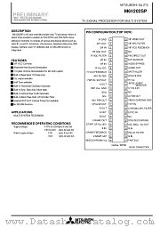 M61202FP datasheet pdf Mitsubishi Electric Corporation