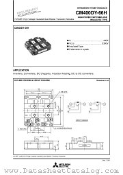 CM400DY-66H datasheet pdf Mitsubishi Electric Corporation