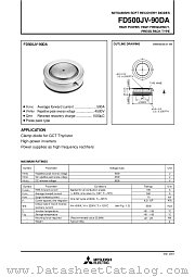 FD500JV-90DA datasheet pdf Mitsubishi Electric Corporation