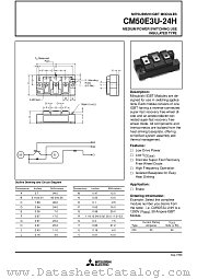 CM50E3U-24H datasheet pdf Mitsubishi Electric Corporation