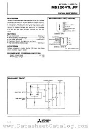 M51204TL datasheet pdf Mitsubishi Electric Corporation