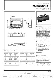 CM150E3U-24H datasheet pdf Mitsubishi Electric Corporation