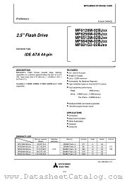 MF6128M-02BJXX datasheet pdf Mitsubishi Electric Corporation