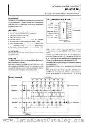 M54975P datasheet pdf Mitsubishi Electric Corporation