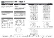 MF1050S-1 datasheet pdf Mitsubishi Electric Corporation