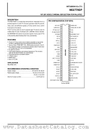 M52779SP datasheet pdf Mitsubishi Electric Corporation