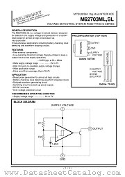 M62703SL datasheet pdf Mitsubishi Electric Corporation