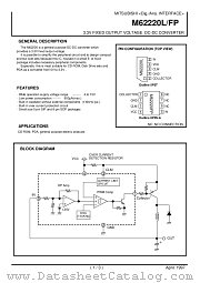 M62220L datasheet pdf Mitsubishi Electric Corporation