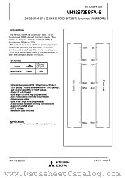 MH32S72BBFA-6 datasheet pdf Mitsubishi Electric Corporation