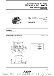 RM50CA datasheet pdf Mitsubishi Electric Corporation