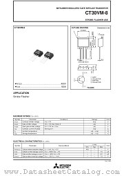 CT30VM-8 datasheet pdf Mitsubishi Electric Corporation