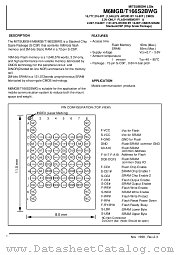 M6MGB166S2BWG datasheet pdf Mitsubishi Electric Corporation