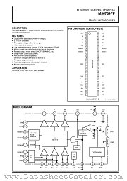 M56784FP datasheet pdf Mitsubishi Electric Corporation