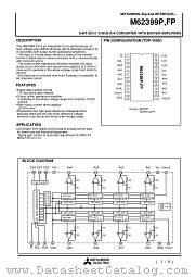 M62399P datasheet pdf Mitsubishi Electric Corporation