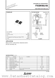 FX50KMJ-06 datasheet pdf Mitsubishi Electric Corporation
