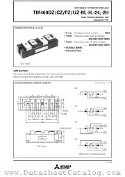 TM400PZ-24 datasheet pdf Mitsubishi Electric Corporation