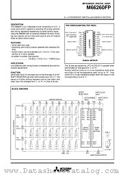 M66260FP datasheet pdf Mitsubishi Electric Corporation