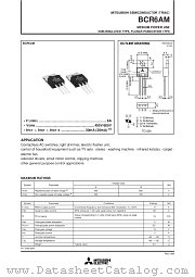 BCR6AM datasheet pdf Mitsubishi Electric Corporation