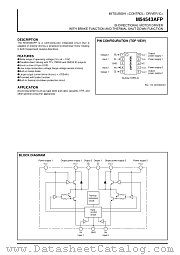 M54543AFP datasheet pdf Mitsubishi Electric Corporation
