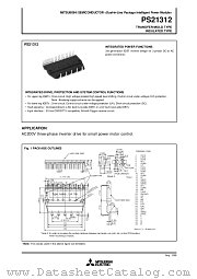 PS21312 datasheet pdf Mitsubishi Electric Corporation