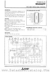 M52042FP datasheet pdf Mitsubishi Electric Corporation