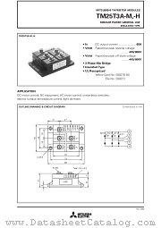 TM25T3A-H datasheet pdf Mitsubishi Electric Corporation