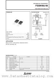 FS50KMJ-06 datasheet pdf Mitsubishi Electric Corporation