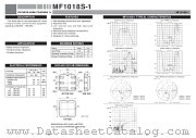 MF1018S-1 datasheet pdf Mitsubishi Electric Corporation