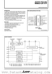 M66512P datasheet pdf Mitsubishi Electric Corporation