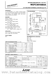 MGFC26V5964A datasheet pdf Mitsubishi Electric Corporation