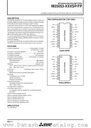 M35053-XXXSP datasheet pdf Mitsubishi Electric Corporation