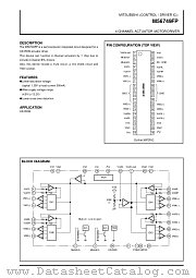 M56749FP datasheet pdf Mitsubishi Electric Corporation