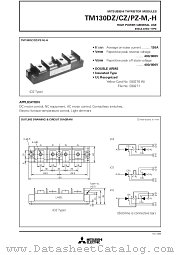 TM130PZ-H datasheet pdf Mitsubishi Electric Corporation