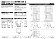 MF1081V-2 datasheet pdf Mitsubishi Electric Corporation