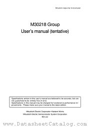 M30218FCFP datasheet pdf Mitsubishi Electric Corporation