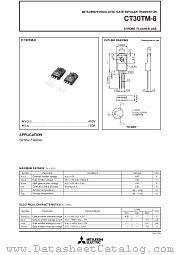 CT30TM-8 datasheet pdf Mitsubishi Electric Corporation