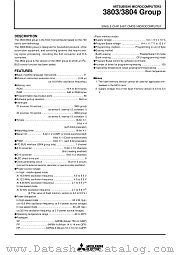 M38047M8-XXXHP datasheet pdf Mitsubishi Electric Corporation