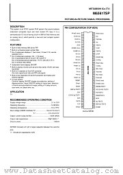 M65617SP datasheet pdf Mitsubishi Electric Corporation