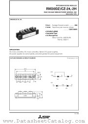 RM30DZ-24 datasheet pdf Mitsubishi Electric Corporation