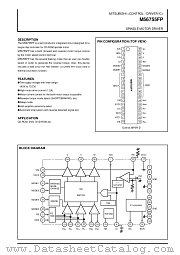M56755FP datasheet pdf Mitsubishi Electric Corporation