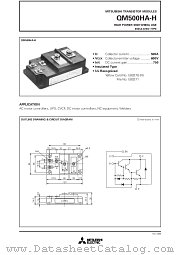 QM500HA-H datasheet pdf Mitsubishi Electric Corporation
