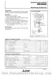2SC2629 datasheet pdf Mitsubishi Electric Corporation
