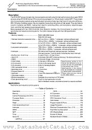 M306N0MCT-XXXFP datasheet pdf Mitsubishi Electric Corporation