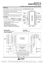 M5M5V4R04J-15 datasheet pdf Mitsubishi Electric Corporation